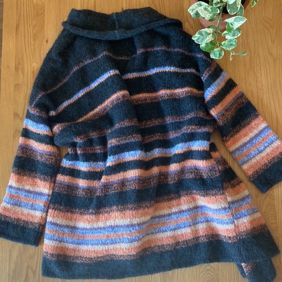Free People Alpaca Striped Oversized Cardigan - Picture 11 of 16